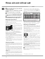 Preview for 12 page of Hotpoint Ariston LSTA+ 327 Operating Instructions Manual