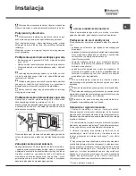 Preview for 45 page of Hotpoint Ariston LSTB 6B019 Operating Instructions Manual