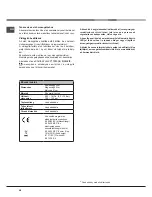 Preview for 56 page of Hotpoint Ariston LSTB 6B019 Operating Instructions Manual