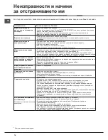 Preview for 74 page of Hotpoint Ariston LSTB 6B019 Operating Instructions Manual