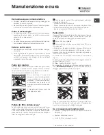 Preview for 23 page of Hotpoint Ariston LSTF 7B019 Operating Instructions Manual