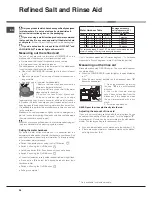 Preview for 28 page of Hotpoint Ariston LSTF 7B019 Operating Instructions Manual