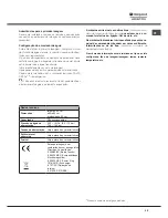 Preview for 49 page of Hotpoint Ariston LSTF 7B019 Operating Instructions Manual