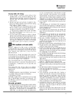 Preview for 3 page of Hotpoint Ariston LSTF 9B116 Operating Instructions Manual