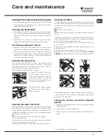 Preview for 19 page of Hotpoint Ariston LSTF 9B116 Operating Instructions Manual