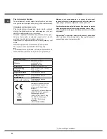 Preview for 34 page of Hotpoint Ariston LSTF 9B116 Operating Instructions Manual