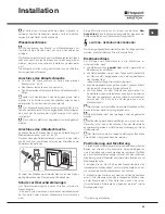 Preview for 25 page of Hotpoint Ariston LSTF 9H124 Operating Instructions Manual