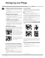 Preview for 34 page of Hotpoint Ariston LSTF 9H124 Operating Instructions Manual