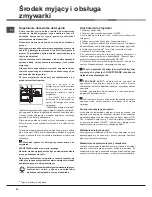 Preview for 42 page of Hotpoint Ariston LSTF 9H124 Operating Instructions Manual