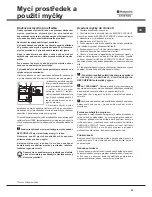 Preview for 53 page of Hotpoint Ariston LSTF 9H124 Operating Instructions Manual