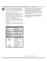 Preview for 70 page of Hotpoint Ariston LSTF 9H124 Operating Instructions Manual