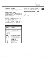 Preview for 25 page of Hotpoint Ariston LSTF 9M117 Operating Instructions Manual