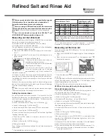 Предварительный просмотр 27 страницы Hotpoint Ariston LTB 4B019 Operating Instructions Manual