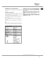 Предварительный просмотр 45 страницы Hotpoint Ariston LTB 4B019 Operating Instructions Manual