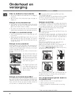 Предварительный просмотр 52 страницы Hotpoint Ariston LTB 4B019 Operating Instructions Manual