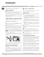 Предварительный просмотр 54 страницы Hotpoint Ariston LTB 4B019 Operating Instructions Manual