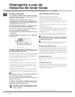 Предварительный просмотр 60 страницы Hotpoint Ariston LTB 4B019 Operating Instructions Manual