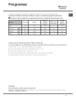 Предварительный просмотр 61 страницы Hotpoint Ariston LTB 4B019 Operating Instructions Manual