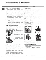 Предварительный просмотр 62 страницы Hotpoint Ariston LTB 4B019 Operating Instructions Manual