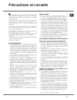 Preview for 17 page of Hotpoint Ariston LTB 4M116 Operating Instructions Manual