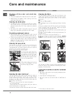 Preview for 34 page of Hotpoint Ariston LTF 11M121 Operating Instructions Manual