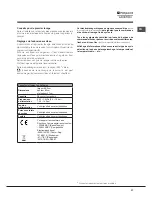 Preview for 37 page of Hotpoint Ariston LTF 11M121 Operating Instructions Manual