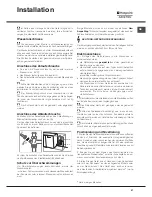 Preview for 47 page of Hotpoint Ariston LTF 11M121 Operating Instructions Manual