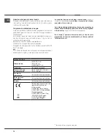 Preview for 70 page of Hotpoint Ariston LTF 11M121 Operating Instructions Manual