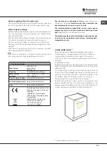 Preview for 25 page of Hotpoint Ariston LTF 11S112 Operating Instructions Manual