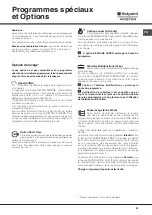 Preview for 43 page of Hotpoint Ariston LTF 11S112 Operating Instructions Manual