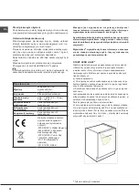 Preview for 48 page of Hotpoint Ariston LTF 11S112 Operating Instructions Manual