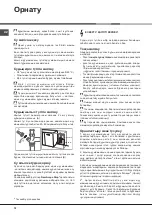 Preview for 72 page of Hotpoint Ariston LTF 11S112 Operating Instructions Manual