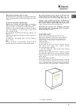 Preview for 73 page of Hotpoint Ariston LTF 11S112 Operating Instructions Manual