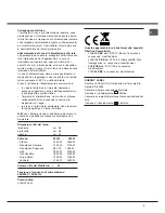 Предварительный просмотр 3 страницы Hotpoint Ariston MB 91.3 IX / HA Operating Instructions Manual