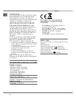 Предварительный просмотр 34 страницы Hotpoint Ariston MB 91.3 IX / HA Operating Instructions Manual