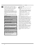 Предварительный просмотр 38 страницы Hotpoint Ariston MB 91.3 IX / HA Operating Instructions Manual