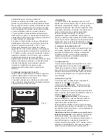 Предварительный просмотр 47 страницы Hotpoint Ariston MB 91.3 IX / HA Operating Instructions Manual