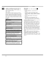 Предварительный просмотр 48 страницы Hotpoint Ariston MB 91.3 IX / HA Operating Instructions Manual