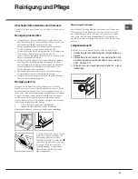 Предварительный просмотр 61 страницы Hotpoint Ariston MB 91.3 IX / HA Operating Instructions Manual