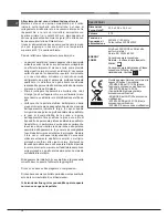 Предварительный просмотр 12 страницы Hotpoint Ariston MB 91.3 IX S Operating Instructions Manual