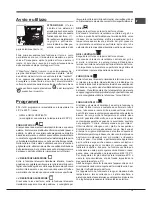 Предварительный просмотр 13 страницы Hotpoint Ariston MB 91.3 IX S Operating Instructions Manual