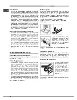 Предварительный просмотр 16 страницы Hotpoint Ariston MB 91.3 IX S Operating Instructions Manual