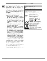 Предварительный просмотр 18 страницы Hotpoint Ariston MB 91.3 IX S Operating Instructions Manual