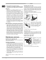 Предварительный просмотр 22 страницы Hotpoint Ariston MB 91.3 IX S Operating Instructions Manual