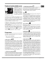 Предварительный просмотр 31 страницы Hotpoint Ariston MB 91.3 IX S Operating Instructions Manual