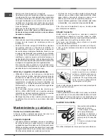 Предварительный просмотр 34 страницы Hotpoint Ariston MB 91.3 IX S Operating Instructions Manual