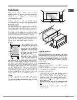 Предварительный просмотр 35 страницы Hotpoint Ariston MB 91.3 IX S Operating Instructions Manual