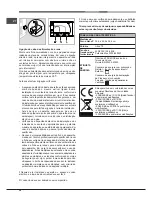 Предварительный просмотр 36 страницы Hotpoint Ariston MB 91.3 IX S Operating Instructions Manual