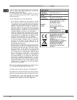 Предварительный просмотр 48 страницы Hotpoint Ariston MB 91.3 IX S Operating Instructions Manual