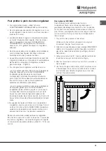 Предварительный просмотр 31 страницы Hotpoint Ariston MBL 1821 CV Operating Instructions Manual